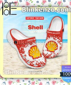Royal Dutch Shell Logo Crocs Sandals