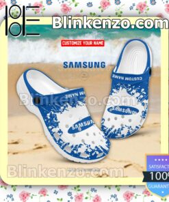 Samsung Logo Crocs Sandals