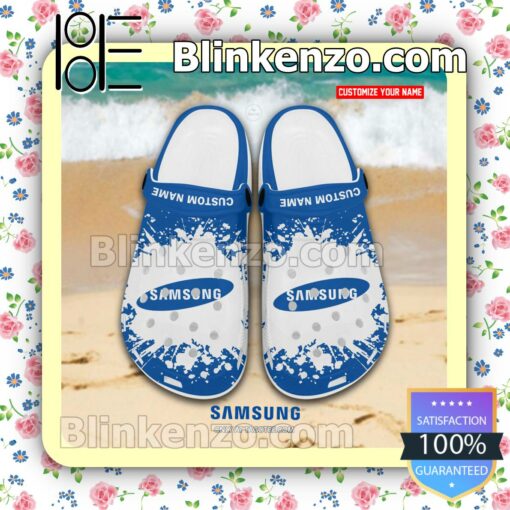 Samsung Logo Crocs Sandals a