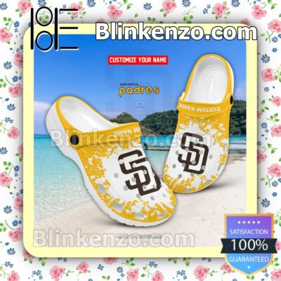 San Diego Padres Logo Crocs Sandals