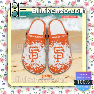 San Francisco Giants Logo Crocs Sandals a