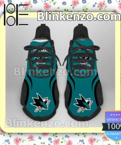 3D San Jose Sharks Adidas Sports Shoes