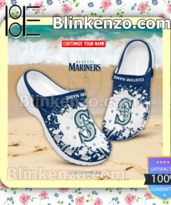 Seattle Mariners Logo Crocs Sandals