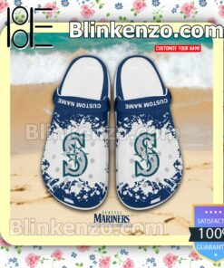 Seattle Mariners Logo Crocs Sandals a