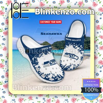 Seattle Seahawks Logo Crocs Sandals