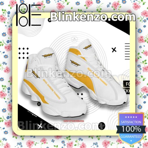 Seoul Samsung Thunders Logo Workout Sneakers a
