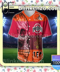 Best Gift Skull Cleveland Sports Hip Hop Jerseys