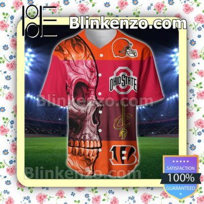 Best Gift Skull Cleveland Sports Hip Hop Jerseys