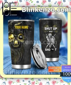 Skull Shut Up And Shoot Personalized Gift Mug Cup