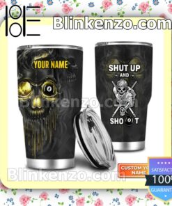 Fast Shipping Skull Shut Up And Shoot Personalized Gift Mug Cup