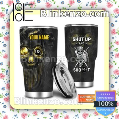 Fast Shipping Skull Shut Up And Shoot Personalized Gift Mug Cup
