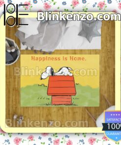 Snoopy Happiness Is Home Fan Entryway Mats