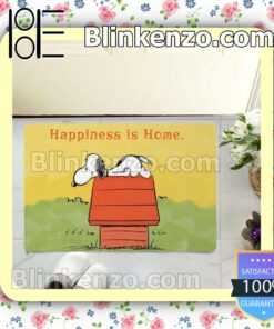 Popular Snoopy Happiness Is Home Fan Entryway Mats