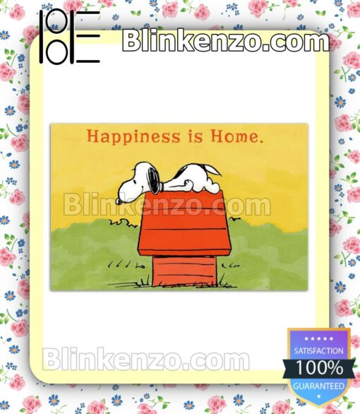 Buy In US Snoopy Happiness Is Home Fan Entryway Mats