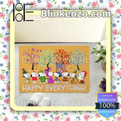Snoopy Happy Everything Fan Entryway Mats
