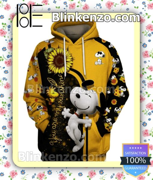 Snoopy Sunflower You Are My Sunshine Pullover Jacket