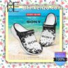 Sony Logo Crocs Sandals