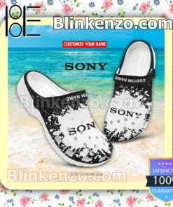 Sony Logo Crocs Sandals