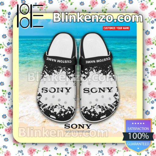 Sony Logo Crocs Sandals a