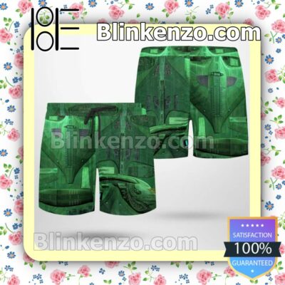 All Over Print Star Trek Romulan Warbird Swim Trunks