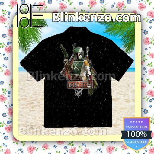 Vibrant Star Wars Boba Fett Rule With Respect Summer Shirt