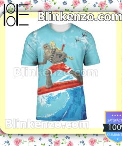 Only For Fan Star Wars Characters On The Beach Short Sleeve Shirt