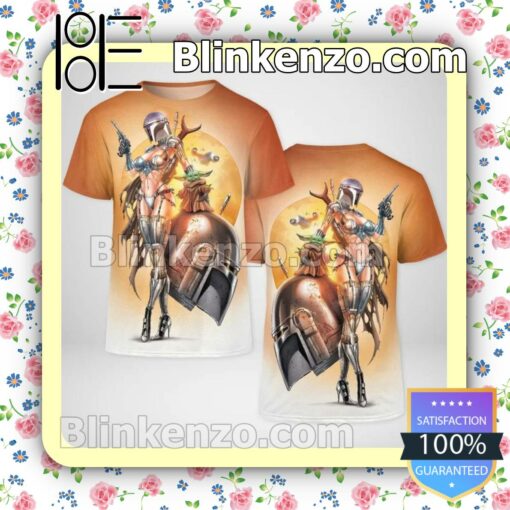 Star Wars Mandalorian Naughty Short Sleeve Shirt