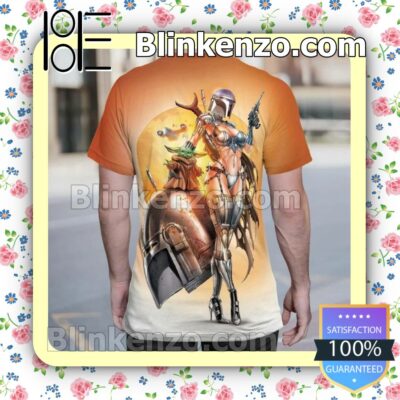 Absolutely Love Star Wars Mandalorian Naughty Short Sleeve Shirt