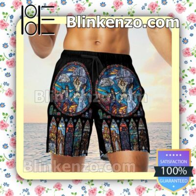 Unique Star Wars Stained Glass Swim Trunks