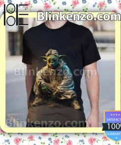 Print On Demand Star Wars Swag Yoda Short Sleeve Shirt