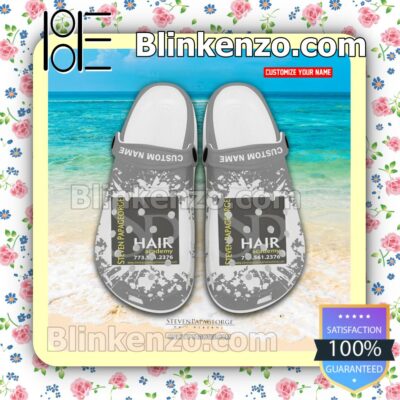 Steven Papageorge Hair Academy Personalized Crocs Sandals a