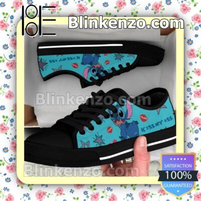 Stitch Kiss My Ass Chuck Taylor Sneakers