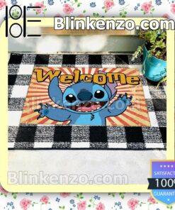 Rating Stitch Welcome Retro Entryway Mats