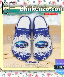 Subaru Logo Crocs Sandals a