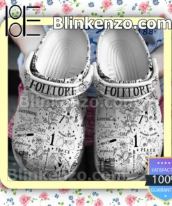 Taylor Swift Folklore Album Women Crocs Clogs