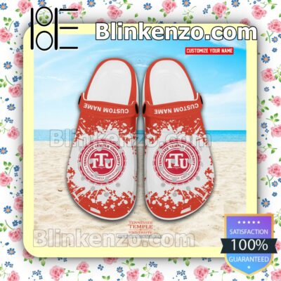 Tennessee Temple University Personalized Crocs Sandals a