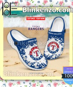 Texas Rangers Logo Crocs Sandals