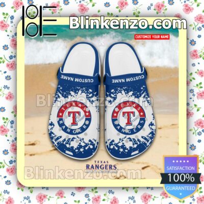 Texas Rangers Logo Crocs Sandals a
