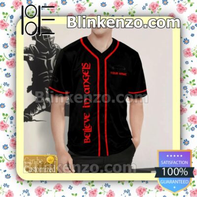 Real The Crow Believe In Angels Personalized Hip Hop Jerseys