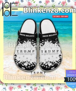 The Trump Organization Logo Crocs Sandals a