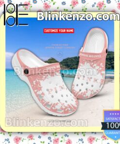 Thomas Pink Crocs Sandals