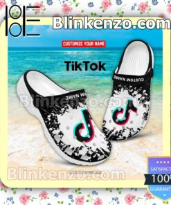 TikTok Logo Crocs Sandals