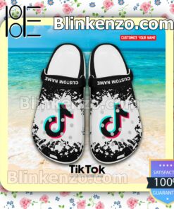 TikTok Logo Crocs Sandals a