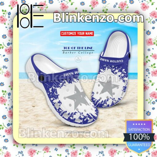 Top of the Line Barber College Personalized Crocs Sandals