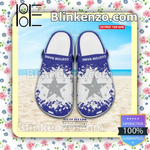 Top of the Line Barber College Personalized Crocs Sandals a