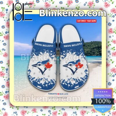Toronto Blue Jays Logo Crocs Sandals a