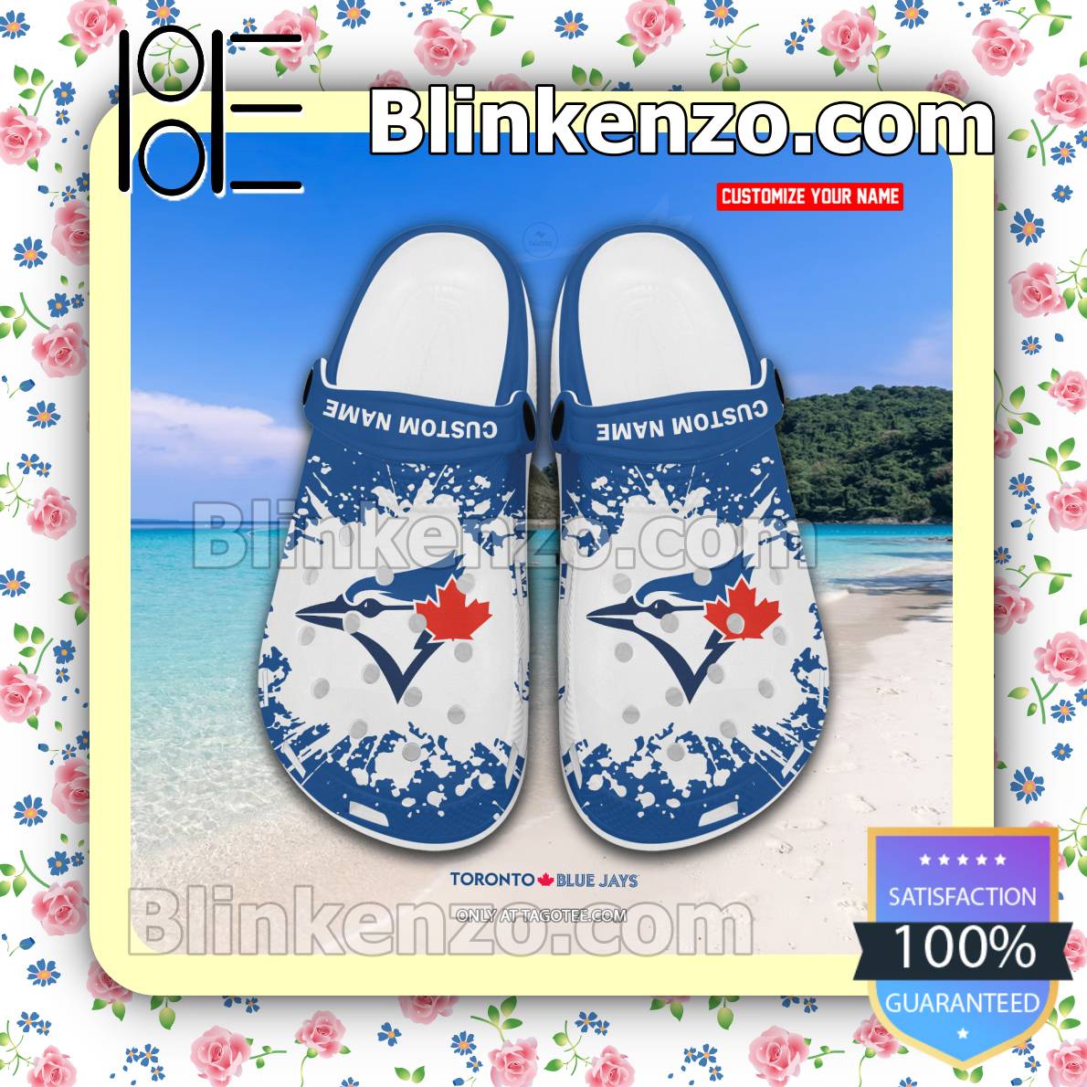 Toronto Blue Jays Logo Crocs Sandals - Blinkenzo