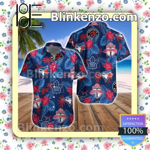 Toronto Sport Teams Summer Aloha Shirts