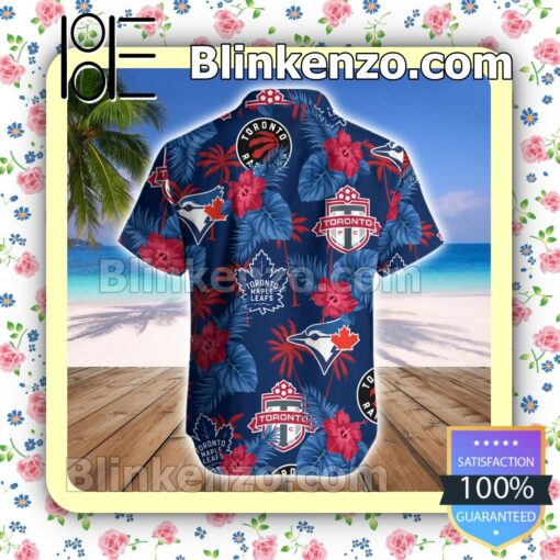 Toronto Sport Teams Summer Aloha Shirts a