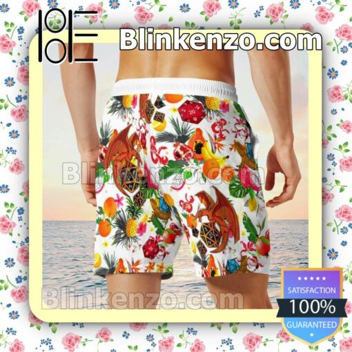 Rating Tropical Fruits Dungeons And Dragons Game Swim Trunks